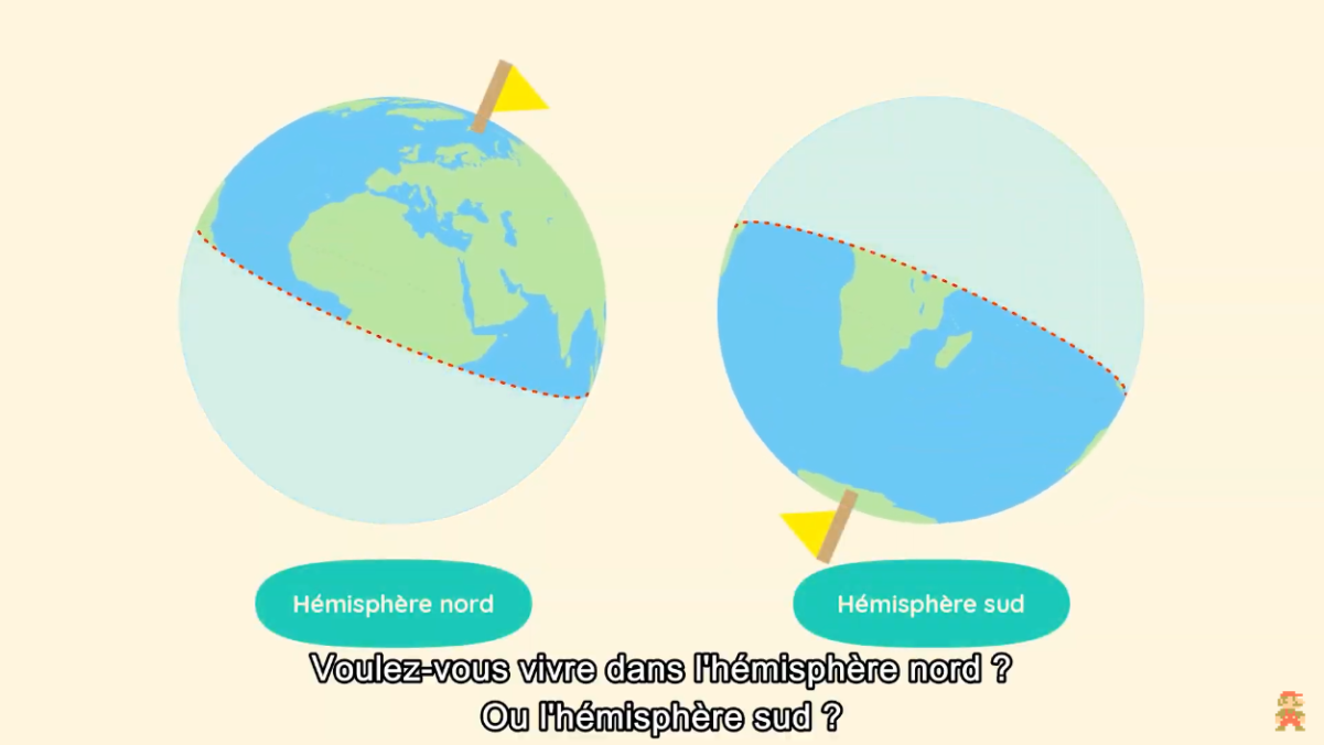 Animal Crossing New Horizons Choix de l'île et hémisphère, infos et